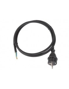 Cable d'alimentation - caoutchouc - 1.5 m - 3g1.5 - prise cee 7/7 et extrémité dénudée