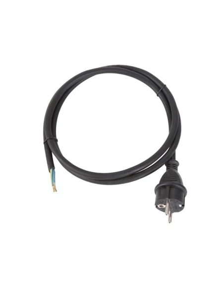 Cable d'alimentation - caoutchouc - 1 5 m - 3g1 5 - prise cee 7/7 et extrémité dénudée