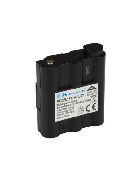 Spare battery 800mah ni-mh for aln004 & aln020 (midland g 7)