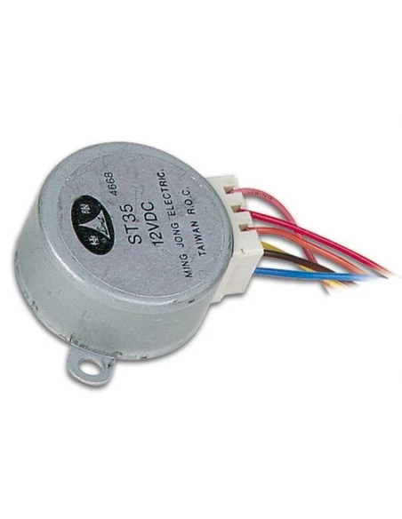 Moteur pas a pas 12vcc 60ma (angle 7 5° / 48 pas)
