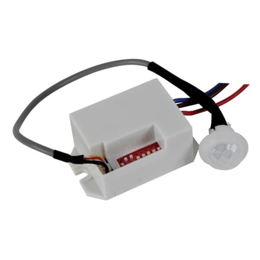 Mini détecteur de mouvements pir - à encastrer - 12 vcc