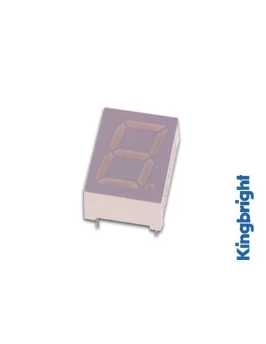 Afficheur 7 segments 10mm anode commune - super rouge