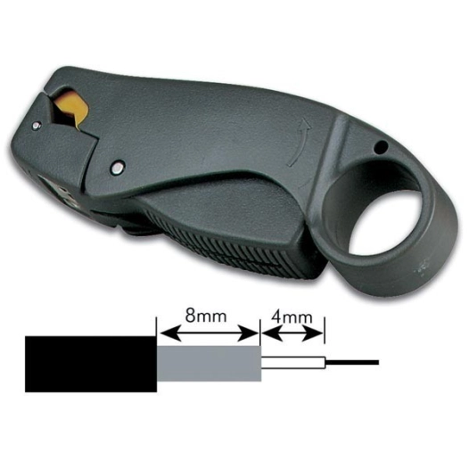 Dénudeur de cables coaxiaux - 3 lames (rg58 - rg59)