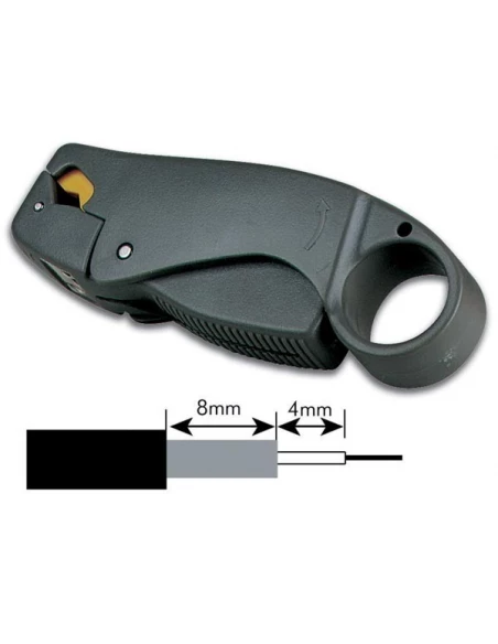 Dénudeur de cables coaxiaux - 3 lames (rg58 - rg59)