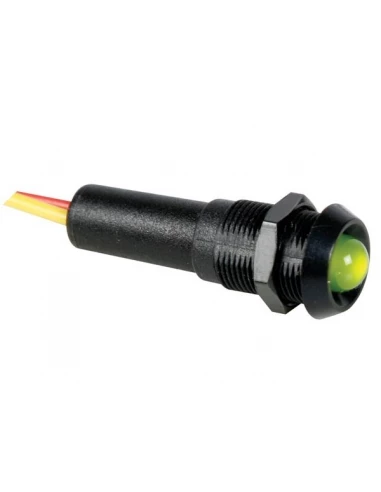 Voyant led vert 5v - boitier noir