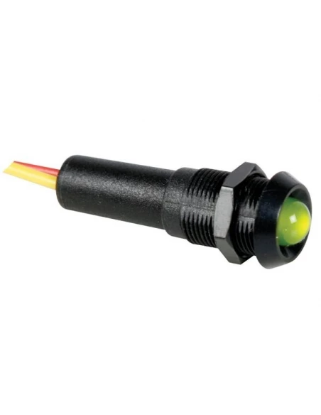 Voyant led vert 5v - boitier noir