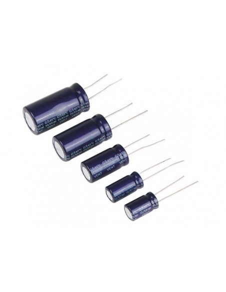 5 Condensateur chimique radial 6800,µf / 16v