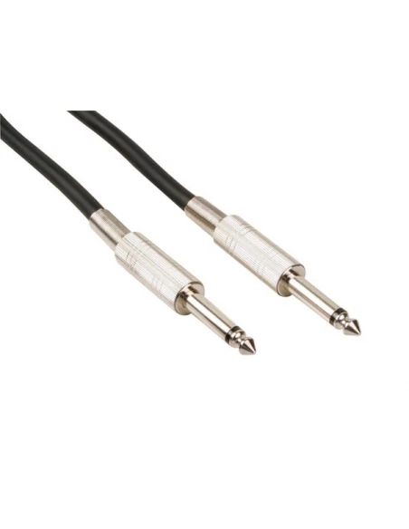 Cable haut-parleur professionnel 6 35mm mono vers 6 35mm mono bleu (3m)