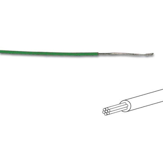Fil de c,blage - à¸ 1 4 mm - 0 2 mm,² - multibrin - vert