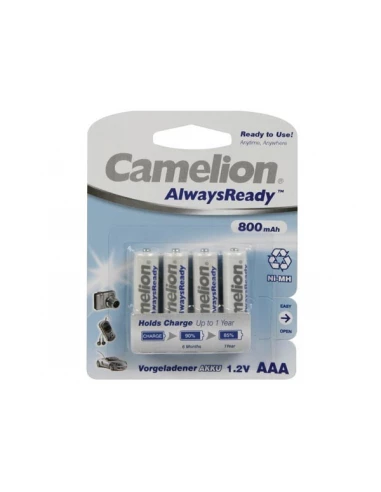 Nimh aaa/r03 1 2v-800mah (4/carte) 'alwaysready_'