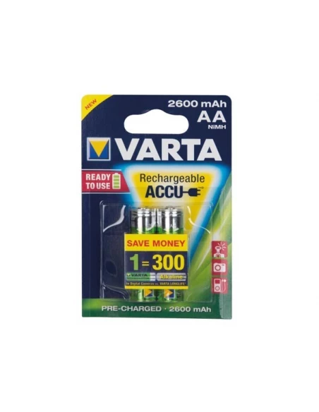 Accu ni-mh aa/lr6 1 2v-2600mah 56766 101 402 (2pcs/bl)