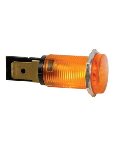 Voyant rond 14mm 220v orange