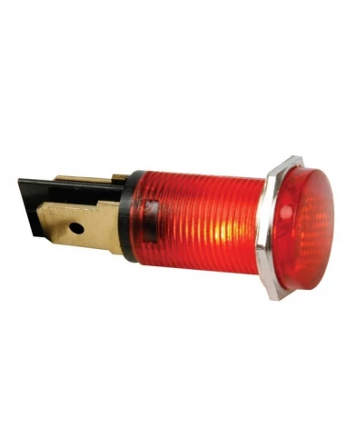 Voyant rond 14mm 220v rood