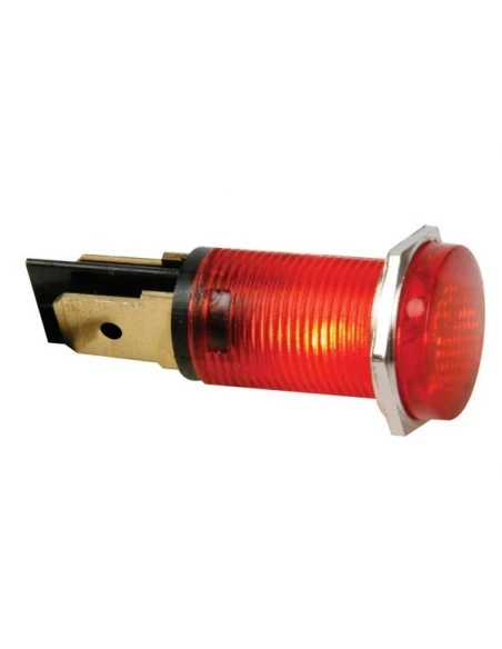Voyant rond 14mm 220v rood