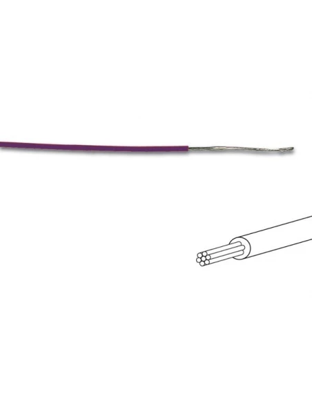 Fil de c,_blage - ,,¸ 1 4 mm - 0 2 mm,,² - multibrin - violet