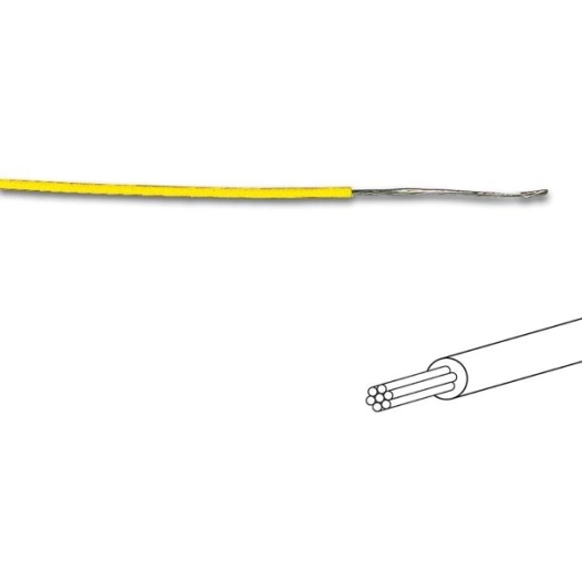 Fil de c,_blage - ,,¸ 1 4 mm - 0 2 mm,,² - multibrin - jaune