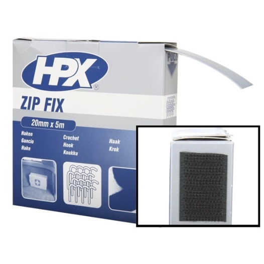 Hpx - ruban autoagrippant (crochets) - 20mm x 5m