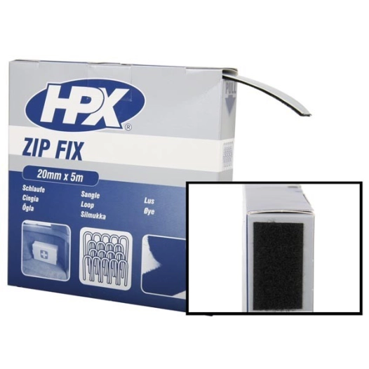 Hpx - ruban autoagrippant (boucles) - 20 mm x 5 m