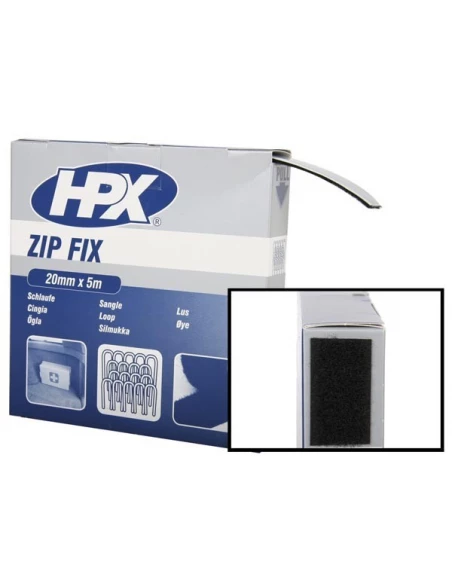 Hpx - ruban autoagrippant (boucles) - 20 mm x 5 m