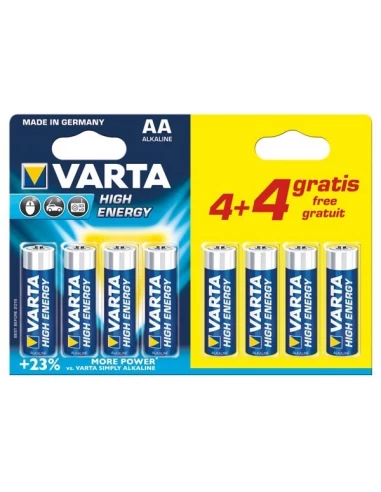 Alcaline lr6/aa, 1 5 v pack promo 4 + 4 pcs 4906 121 448 (blister)