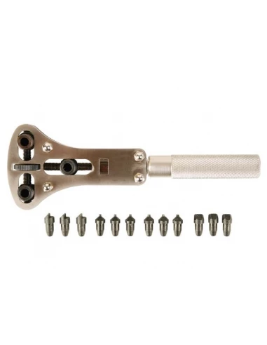 Ouvre-boîtier universel pour montres étanches - 4 jeux de 3 embouts