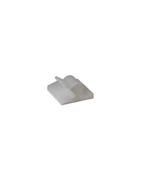 Attaches de cable auto-adhesives - ø 5 8 - 6 5 mm / 20 x 18 mm / 10 pcs