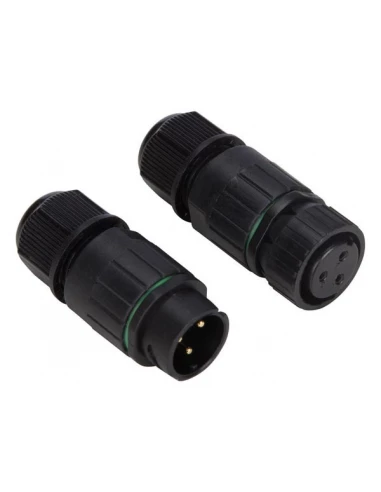 Connecteur pour cable 3p - étanche ip67 - 13a 230v (1 set)