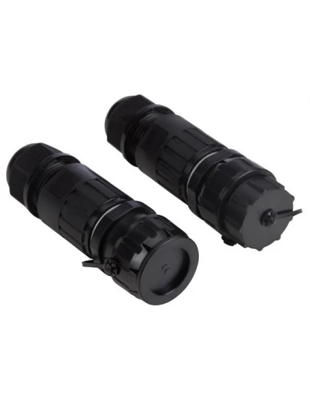 Connecteur pour cable 4p - étanche ip68 - 16a 320v (1 set)