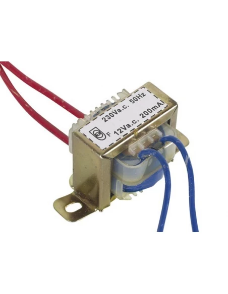 Transformateur chassis ouvert 2 4va 1 x 12v 200ma