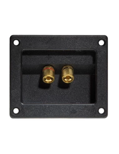 5 Bornier pour enceinte - carre - dore