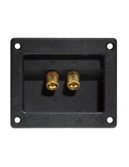 5 Bornier pour enceinte - carre - dore