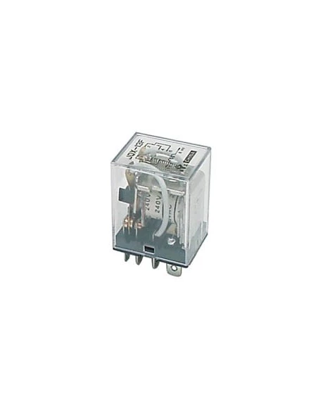 Relais haute puissance 10a/24vcc-220vca 2 x repos-travail 240vca