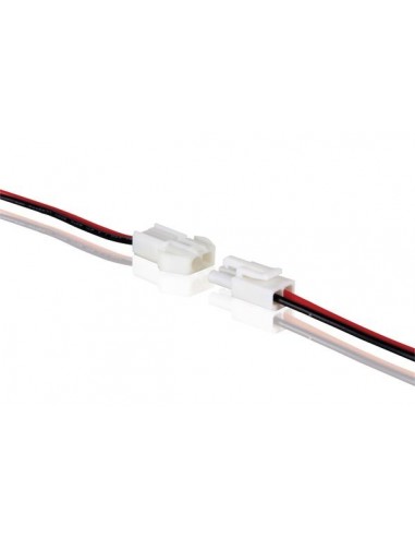 Connecteur pour flexible led unicolore avec cable (male-femelle)