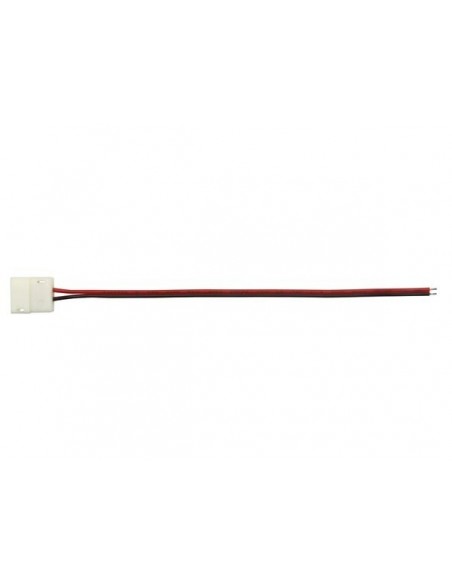Cable avec 1 connecteur push pour bande à led flexible - 8 mm - 1 couleur