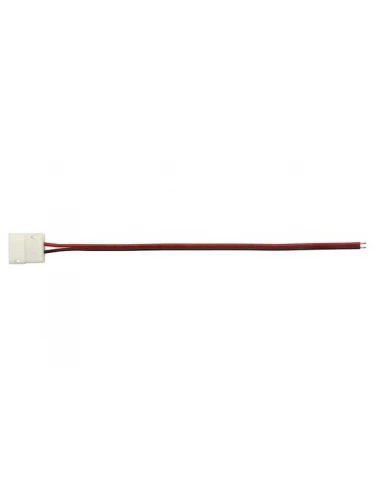 Cable avec connecteur push pour bande à led flexible - 10 mm - 1 couleur