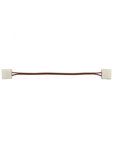 Cable avec connecteurs push pour bande à led flexible - 10 mm - 1 couleur