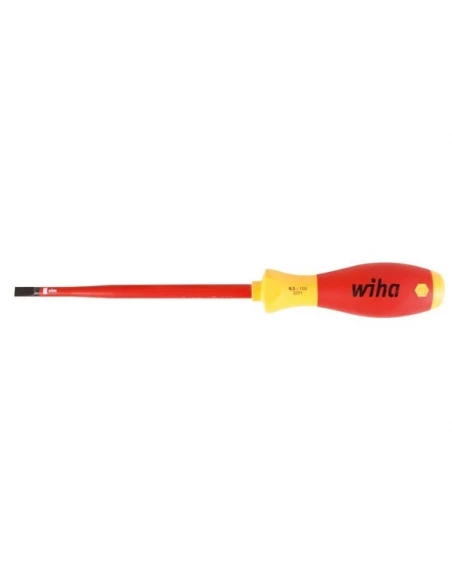 Wiha - tournevis slimfix softfinish® vde/gs - tête à fente 6 5 x 150mm