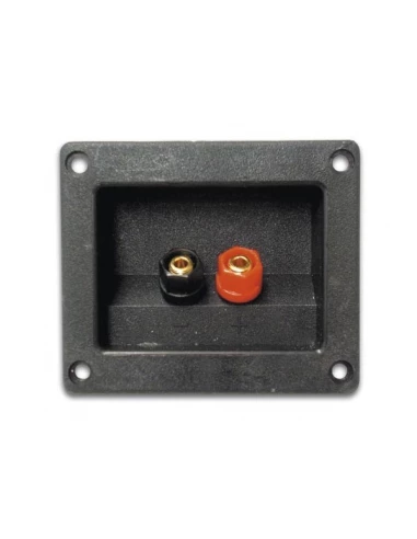 Bornier pour enceinte - rectangulaire - dore - 5 pièces