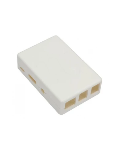 Boîtier pour raspberry pi b - blanc - pour raspberry pib+, 2b et 3b