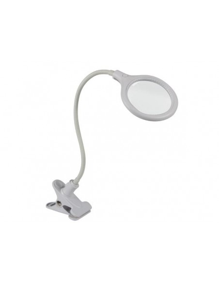 Lampe-loupe led avec pince - 5 dioptres - 6 w - 30 leds - blanc