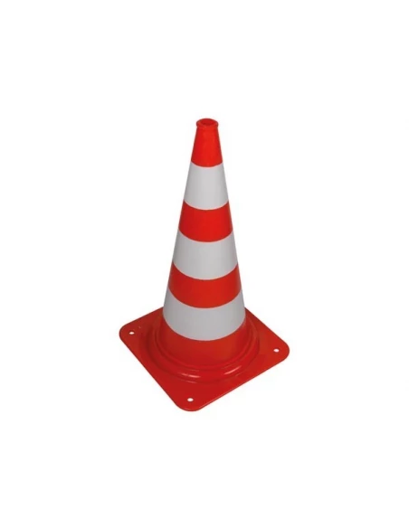 Cône rouge/blanc 75 cm