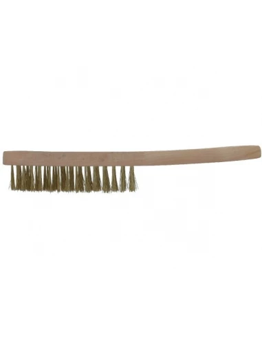 Brosse manche 4rang laiton