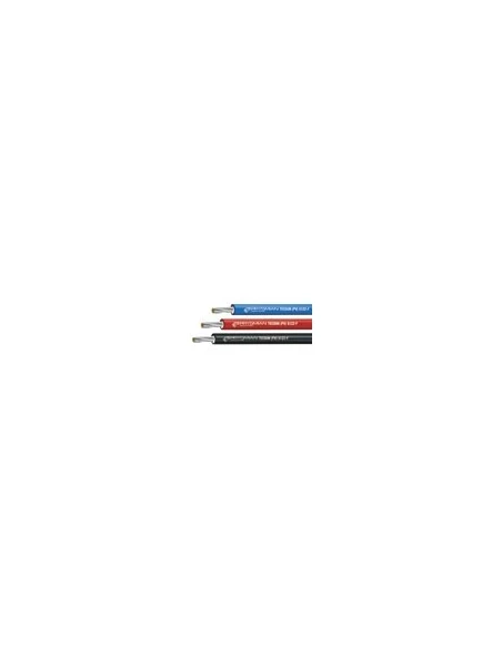 Cable solaire photovoltaïque 4 mm2 noir au mêtre