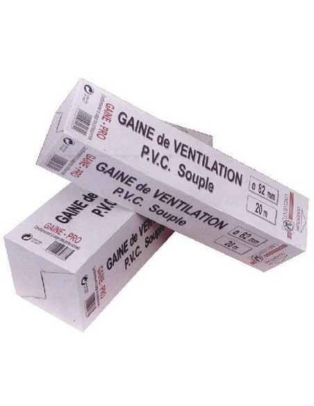 Gaine souple pvc diamètre 80 mm longueur 20 mêtres