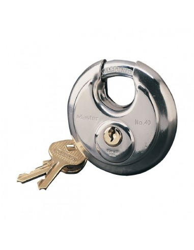 Masterlock Cadenas Disque Inox 70mm - OUTIFRANCE