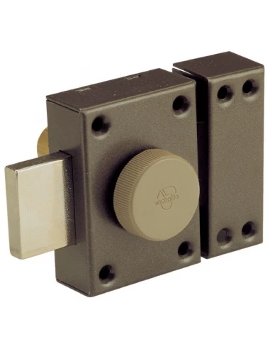 Verrou de sureté bouton et cylindre série eclador 40mm - VACHETTE