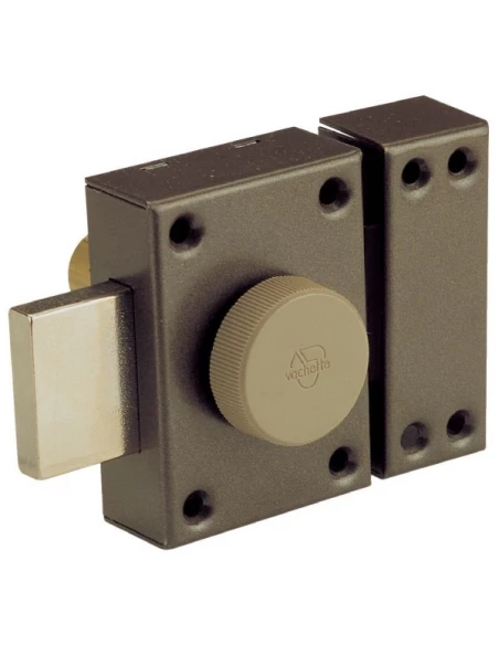 Verrou de sureté bouton et cylindre série eclador 40mm - VACHETTE