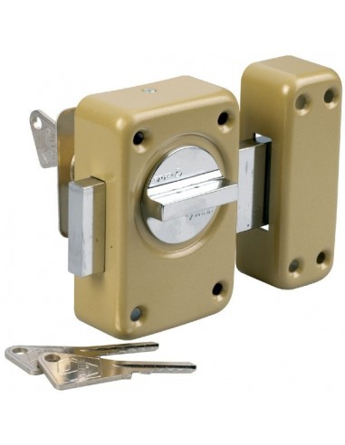 Verrou de sureté bouton et cylindre série v136 45