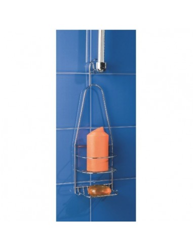 Valet de douche chromé finition chromé