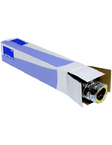 Gaine vmc aluminisé isolée ø80 mm longueur 12 mêtres aldes